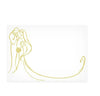Gift Card Envelopes C6 WED71 - Gold Bride And Groom White 120gsm