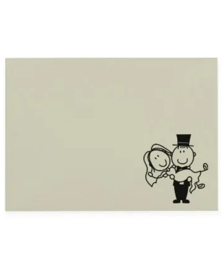 Gift Card Envelopes C6 WED92 - Carrying Bride Ivory 120gsm