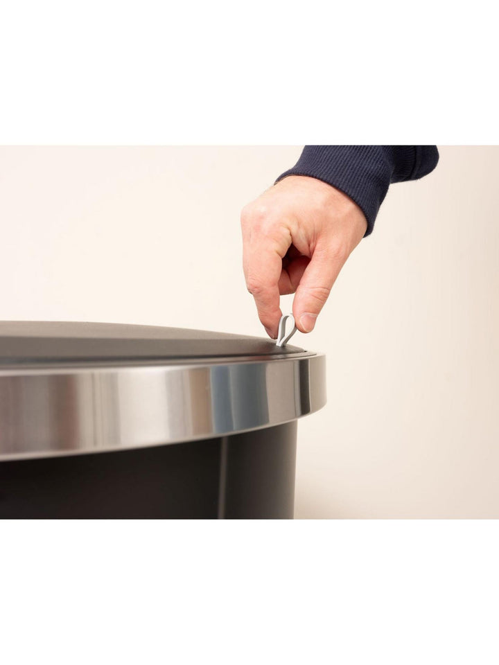 Addis Mode 50L Semi-D Pedal Bin Black