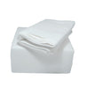 Indulgence Flannelette Flat Sheet Double White