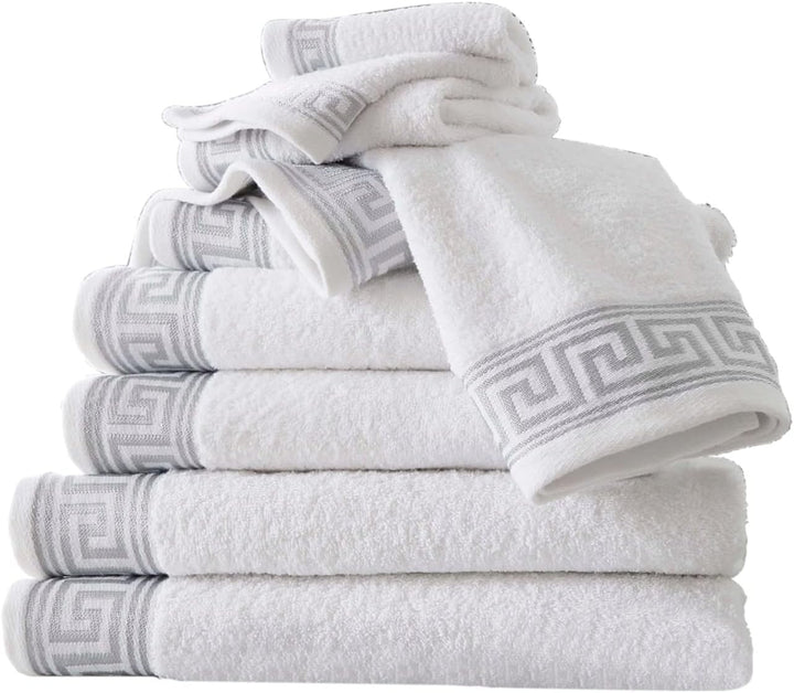 Gaveno Cavaila Towel Bale Set 500 GSM 8 Piece Towel Set White