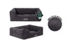Smart Choice Grey Twill Pet Bed Medium 58x48x20cm