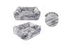 Sweet Dreams Ribbed Square Pet Bed - Small