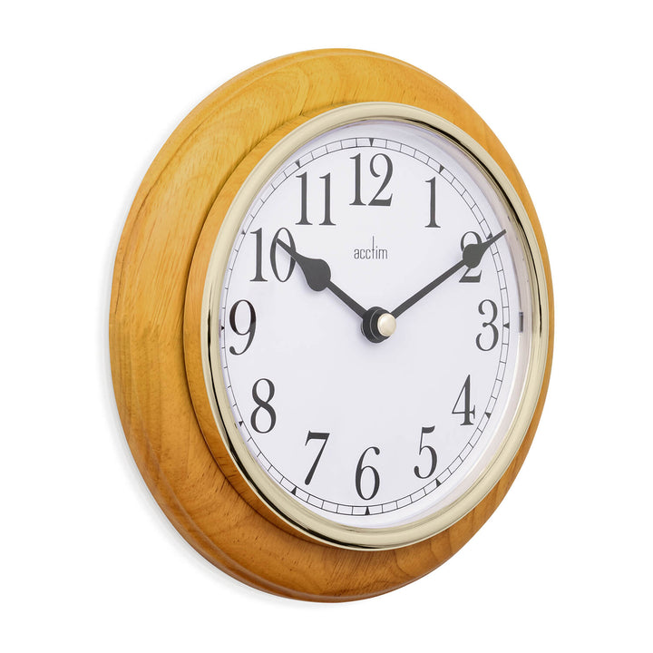 Acctim Maine 20cm Wall Clock Cherry
