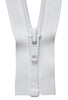 Nylon Dress and Skirt Zip: 20cm: White