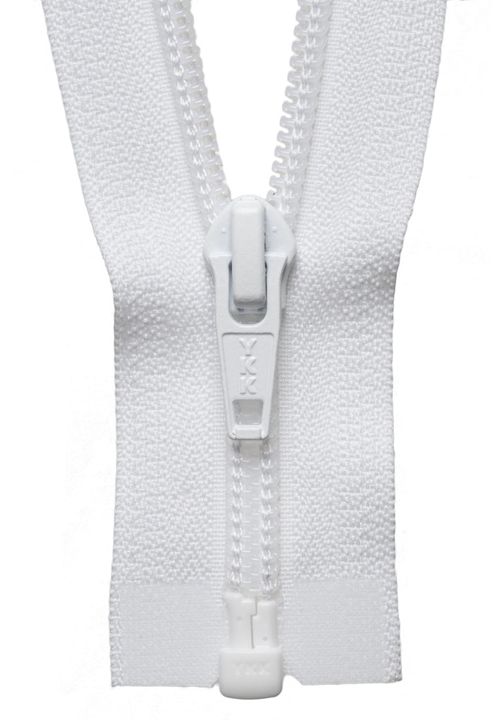Nylon Dress and Skirt Zip: 20cm: White
