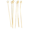 Eye Pins: Gilt: 50mm: 16