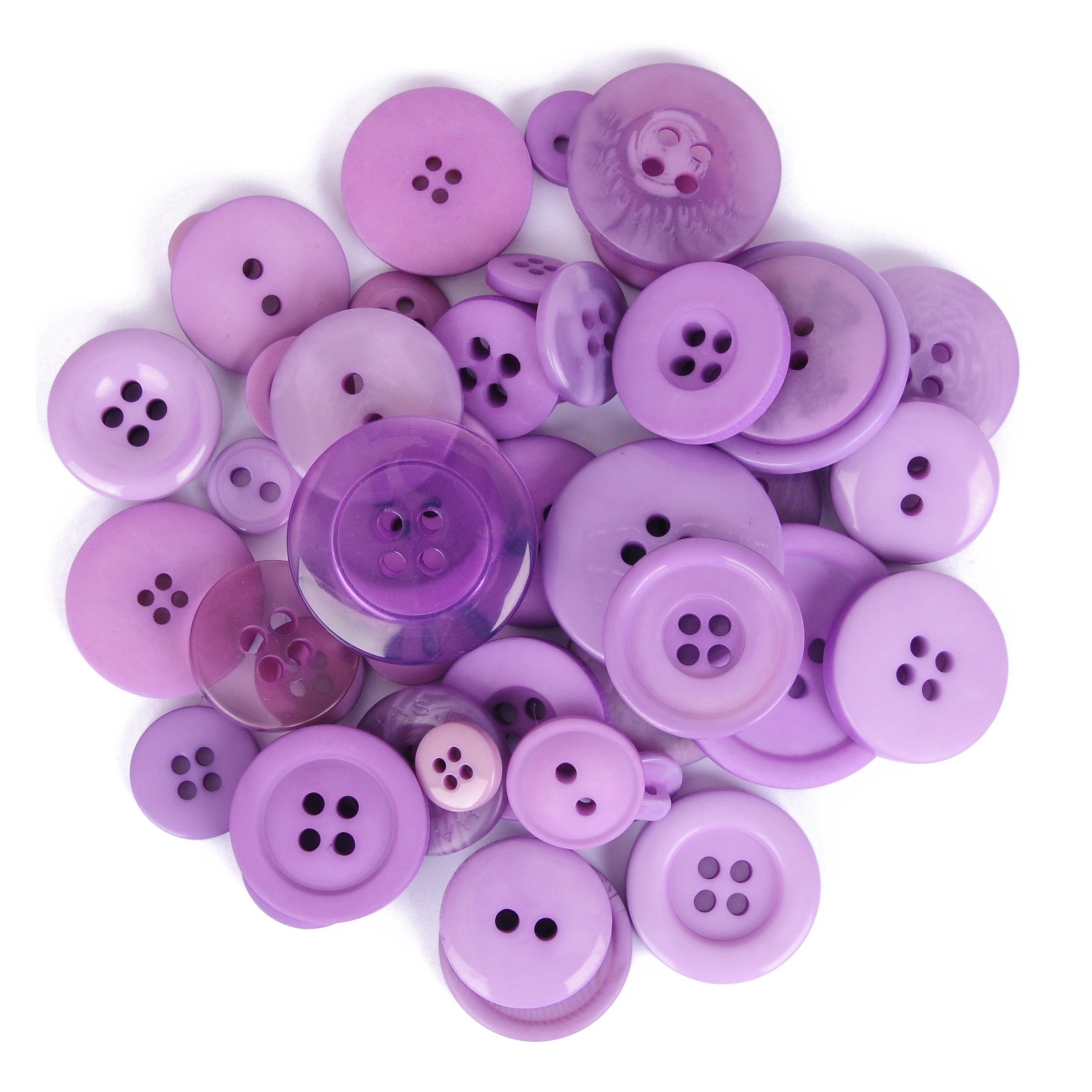 Buttons: Craft: Bag: Assorted Purple: 50g – Home Furnishing of Lerwick