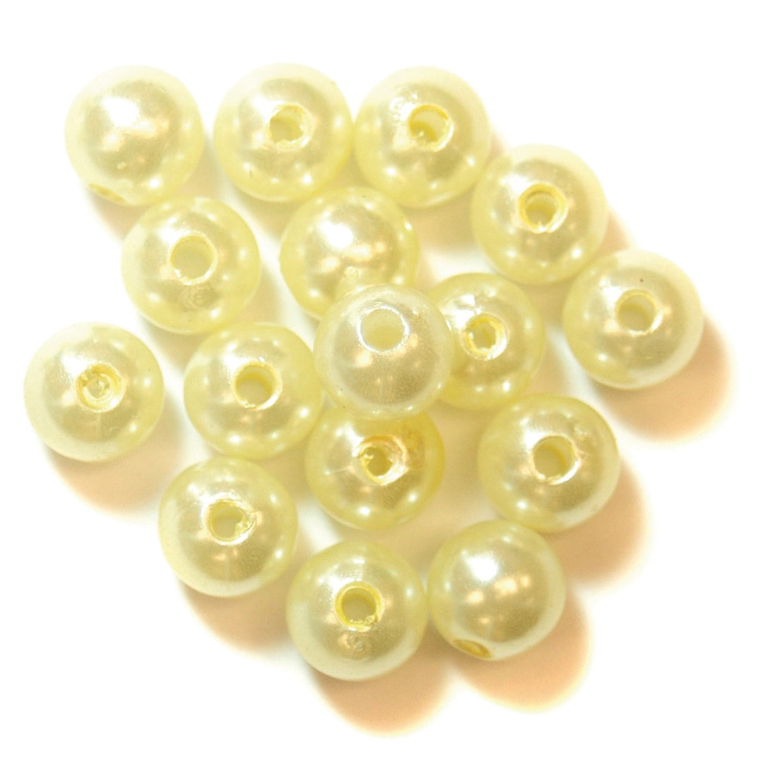 Beads: Pearl: 8mm: Cream: 20
