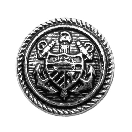 Buttons: Carded: 15mm: Pack of 4: Code G B801-00134