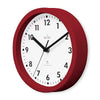 Nardo 20Cm Wall Clock Radio ControlLED Red