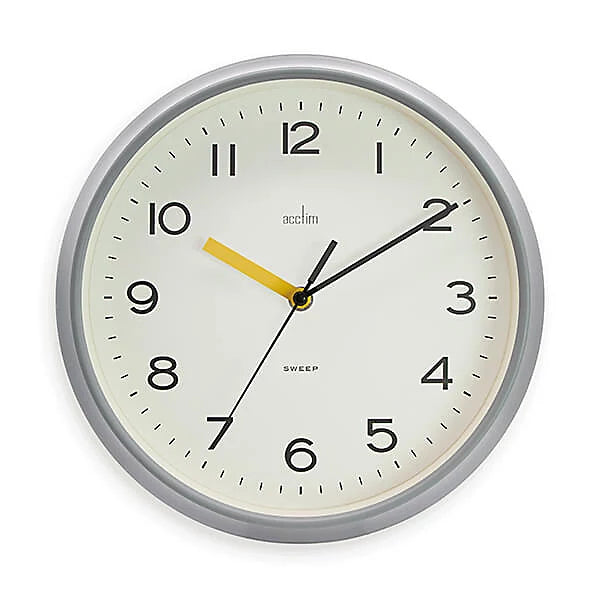 Acctim Rhea Wall Clock 29cm Pigeon Grey 22857*