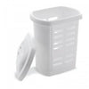 Addis White Linen Laundry Hamper 60 Litre