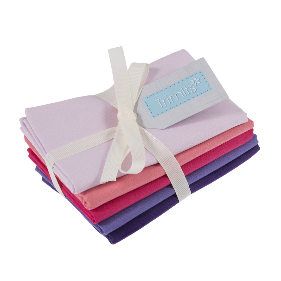 Fabric: Fat Quarters: Blush: Bundle of 5