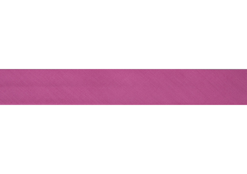 Trim: Bias Binding: Polycotton: 16mm: Dark Rose Sold By The Metre