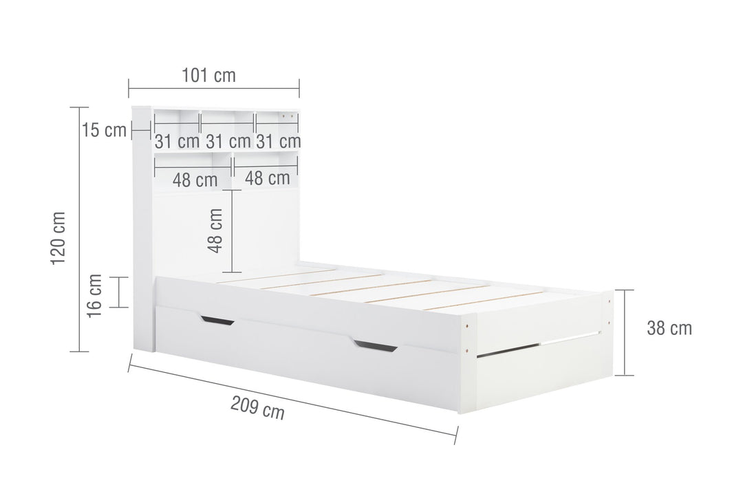 Birlea Alfie Storage Bed (Self Assembly) (DHD)