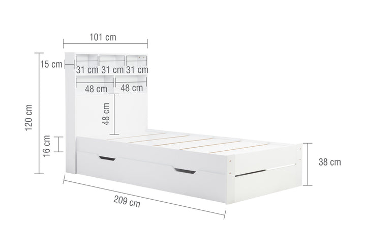 Birlea Alfie Storage Bed (Self Assembly) (DHD)