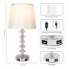 Anika Crystal Effect Touch Table Lamp