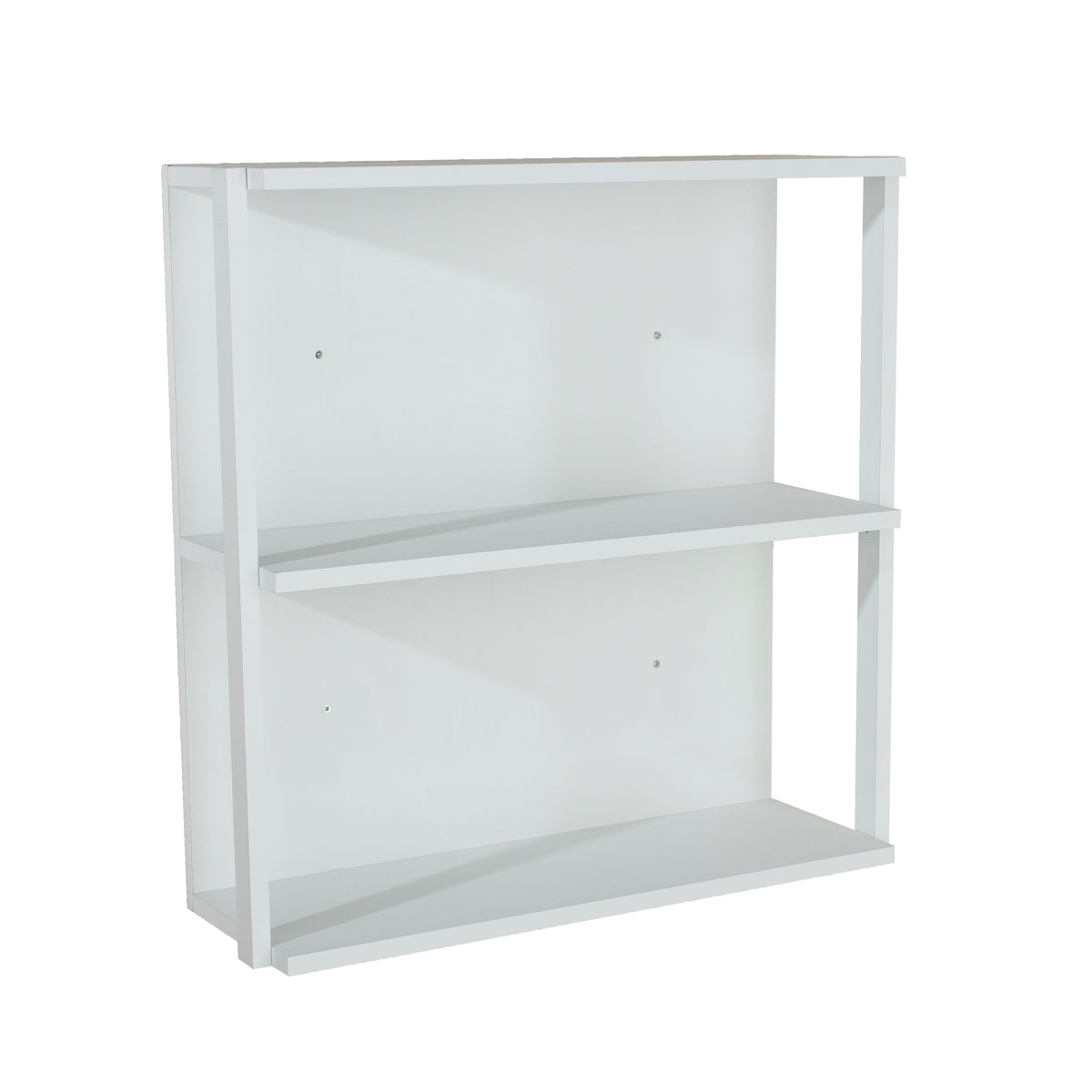 Arran 3 Shelf, Medium Wall Unit - White Foil (DHD) Image 1