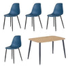 ASP Table+chairset, 1xastb3lok + 2xasch21-bl (pair) (Self Assembly) (DHD) Image 1