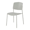 Aspen - Academy Kitchen Chairs, Light Grey Plastic Seat And Back With Lt Grey Legs (Pair) (Self Assembly) (DHD) Image 1