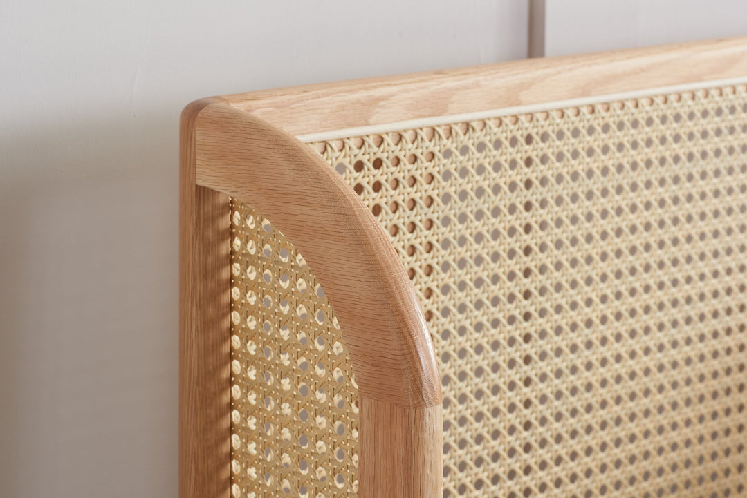 Birlea Astrid Rattan Bed (Self Assembly) (DHD)