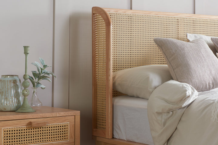 Birlea Astrid Rattan Bed (Self Assembly) (DHD)