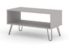 Augusta - Open Coffee Table Grey Textured (Self Assembly) (DHD) Image 1