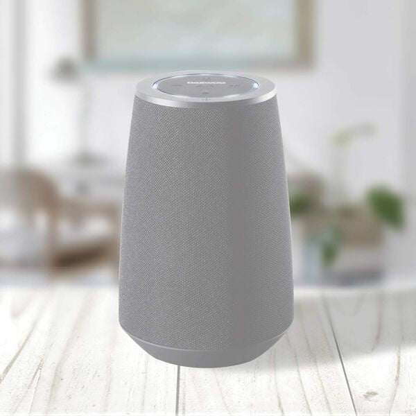 Daewoo Bluetooth Fabric Speaker with Voice Assistant Plus - Grey