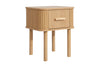 Birlea Axel 1 Drawer Fluted Bedside (Self Assembly) (DHD)