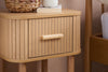 Birlea Axel 1 Drawer Fluted Bedside (Self Assembly) (DHD)