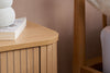 Birlea Axel 1 Drawer Fluted Bedside (Self Assembly) (DHD)