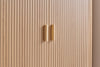 Birlea Axel 2 Door 1 Drawer Fluted Wardrobe (Self Assembly) (DHD)