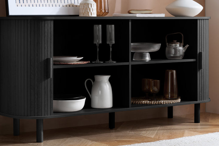 Birlea Axel 2 Door Fluted Sideboard (Self Assembly) (DHD)