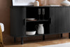 Birlea Axel 2 Door Fluted Sideboard (Self Assembly) (DHD)