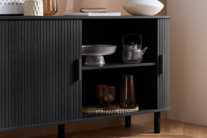 Birlea Axel 2 Door Fluted Sideboard (Self Assembly) (DHD)