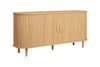 Birlea Axel 2 Door Fluted Sideboard (Self Assembly) (DHD)