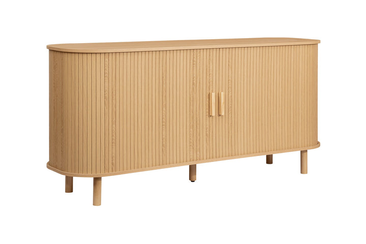 Birlea Axel 2 Door Fluted Sideboard (Self Assembly) (DHD)