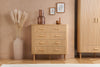Birlea Axel 5 Drawer Fluted Chest (Self Assembly) (DHD)