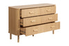 Birlea Axel 6 Drawer Fluted Chest (Self Assembly) (DHD)
