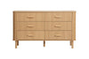 Birlea Axel 6 Drawer Fluted Chest (Self Assembly) (DHD)