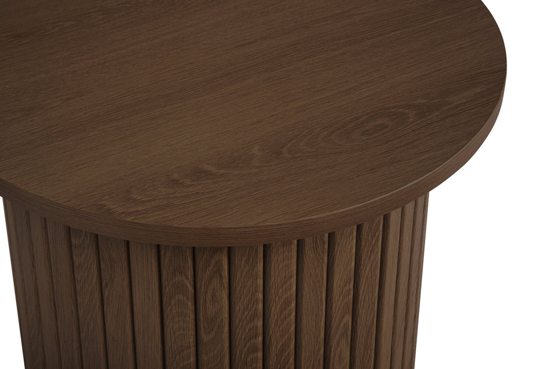 Birlea Axel Fluted Side Table (Self Assembly) (DHD)