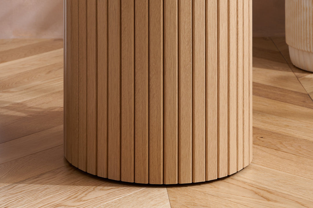 Birlea Axel Fluted Side Table (Self Assembly) (DHD)