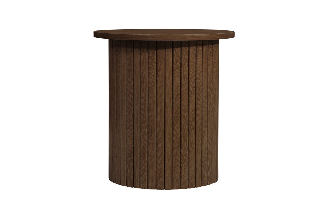 Birlea Axel Fluted Side Table (Self Assembly) (DHD)