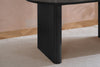 Birlea Axel Oval Fluted Dining Table (Self Assembly) (DHD)