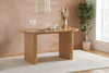 Birlea Axel Oval Fluted Dining Table (Self Assembly) (DHD)
