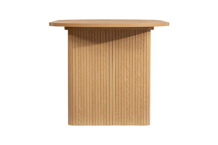 Birlea Axel Oval Fluted Dining Table (Self Assembly) (DHD)