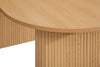 Birlea Axel Oval Fluted Dining Table (Self Assembly) (DHD)