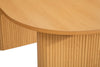 Birlea Axel Oval Fluted Dining Table With 2 Chairs And Bench (Self Assembly) (DHD)