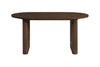 Birlea Axel Oval Fluted Dining Table With 2 Benches (Self Assembly) (DHD)